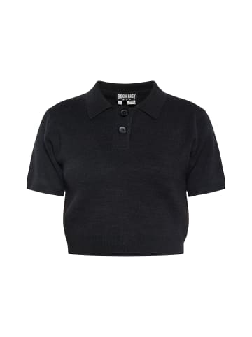 ROCKEASY Damen Crop-Top in SCHWARZ