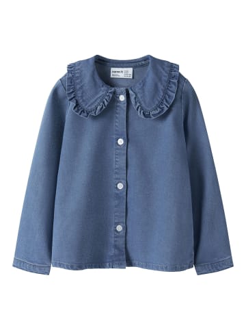 name it Jeanshemd in Medium Blue Denim