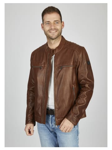 Bugatti Lederjacke Amadeo in Cognac