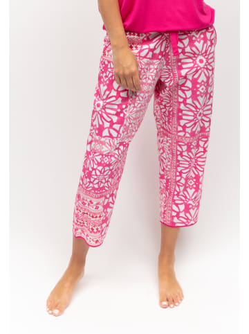 Cyberjammies HY Cropped Pyjama Bottoms in pink