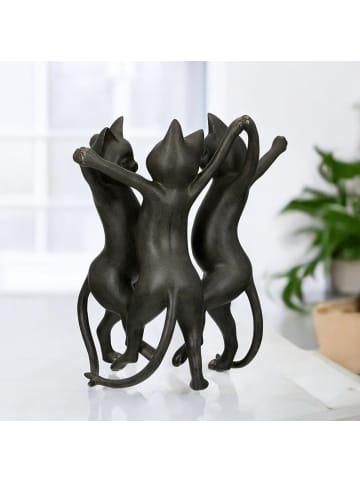 GILDE Figur Gatto schwarz - (H) 30,5 cm