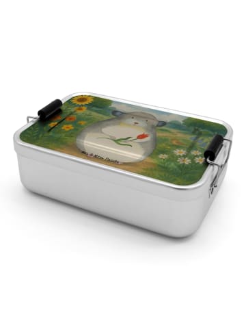 Mr. & Mrs. Panda Lunchdose Chinchilla Blume Design ohne Spruch in Weiß