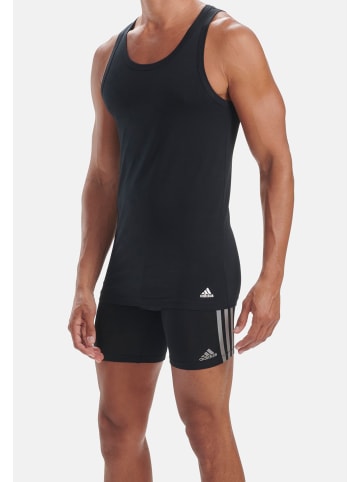 adidas Tanktop 2er Pack in schwarz