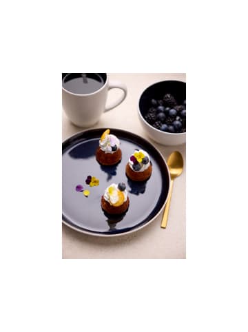 Bitz Becher Gastro in Weiss/Dunkelblau