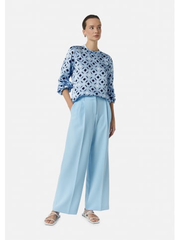 comma CI Bluse langarm in Blau