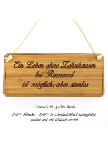 Mr. & Mrs. Panda Türschild Zehnhausen bei Rennerod mit Spruch in Keine Angabe
