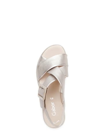 Gabor Plateau Sandalen für Damen in gold