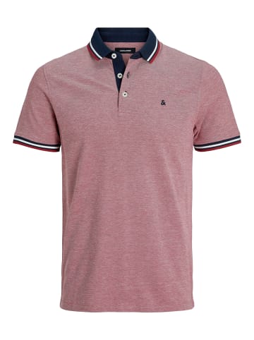 Jack & Jones Poloshirt 'JJEPAULOS' in Rot