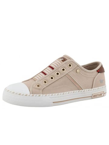MUSTANG SHOES Leinenschuh  in Beige