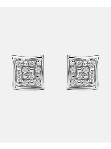 Diamant L'éternel Ohrstecker aus 375 Weißgold mit Diamant