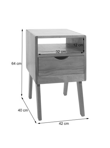 MCW Nachttisch P16, Naturfarben