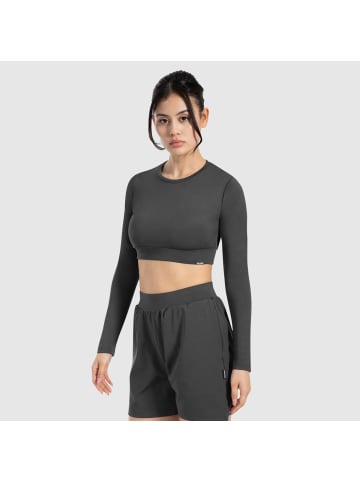 SMILODOX Longsleeve Tisha in Anthrazit