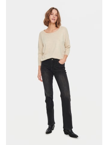 SAINT TROPEZ Strickpullover A2561, Casual fit in Jojoba Melange
