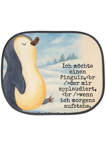 Mr. & Mrs. Panda Sonnenblende Auto Pinguin mHerzieren Design mi... in Weiß