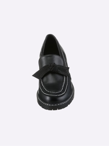 Heine Slipper in schwarz
