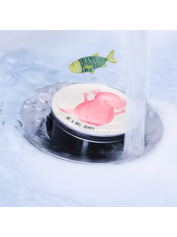 Mr. & Mrs. Panda Waschbeckenstöpsel Axolotl Hurra ohne Spruch in Grau Pastell
