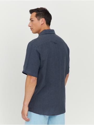 MAZINE Hemd Leland Linen Shirt in ink blue