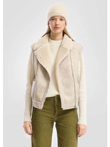 QS Outdoor-Weste in 8001_helles beige