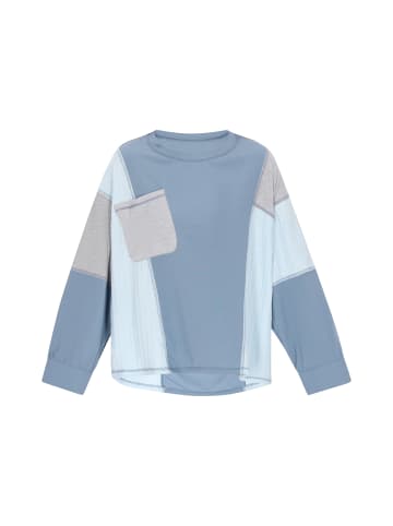 IZIA Women Blouse in Blue Grey