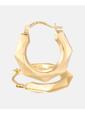 Vanlere Creolen aus 375 Gelbgold