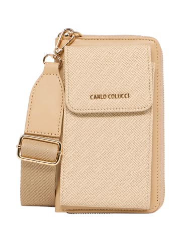 Carlo Colucci Handytasche di Gesaro in Beige