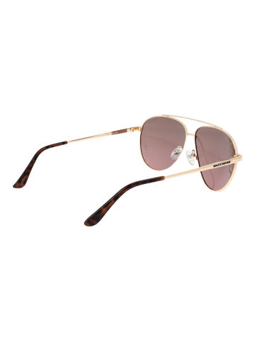 Skechers Unisex Sonnenbrille Flieger Gold