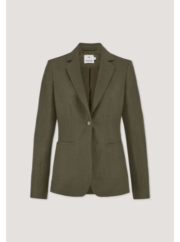 Hessnatur Hessnatur Blazer Regular aus reinem Leinen in goldoliv