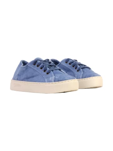 natural world Enzimatico Schnür-Tennisschuhe mit Keilabsatz Blau