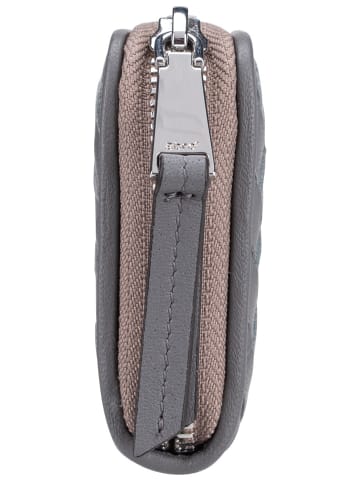 Abro Geldbörse Piuma Weaving Mini Wallet in Zinc