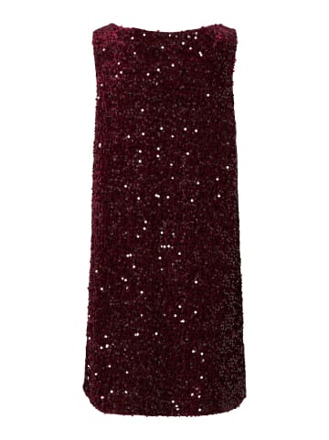 Pieces Midikleid in Tawny Port