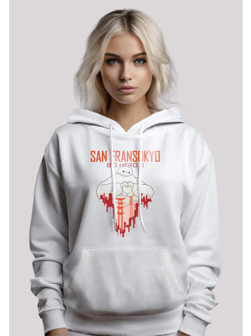 F4NT4STIC Hoodie Big Hero 6 Baymax San Fransokyo Heart in weiß