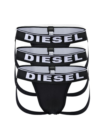 Diesel Jockstrap 3er Pack in Schwarz