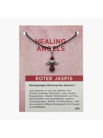 JOJO Handelsagentur Nonbook - Jaspis rot Minicard Healing Angels
