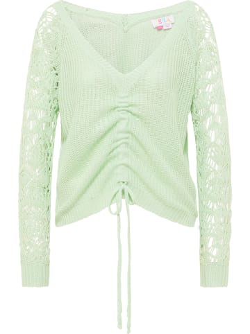 IZIA Damen Strickpullover in Mint
