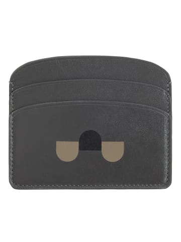 DuDu Boracay Kreditkartenetui Leder 10 cm in anthracite mosaic