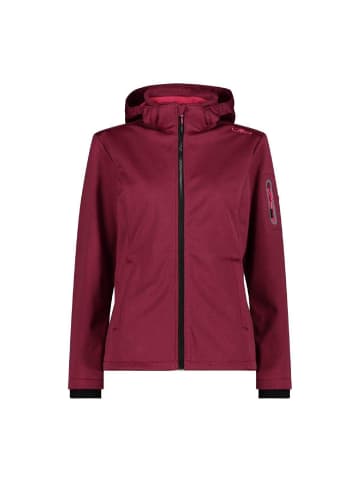 cmp Funktions-Softshelljacke WOMAN JACKET ZIP HOOD in Rot