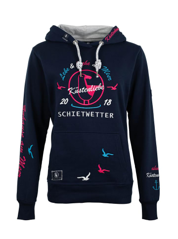 SCHIETWETTER Hoodie Finja Flüstertüte in navy