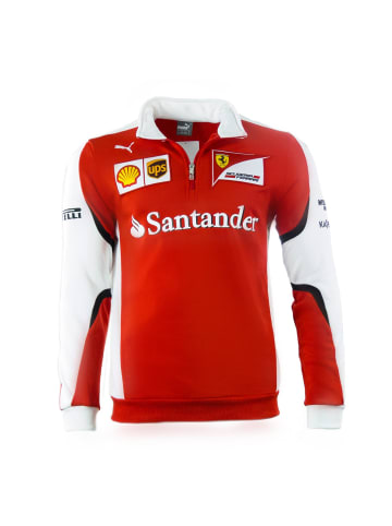 Puma Pullover SF Scuderia Ferrari Team Fleece in Rot