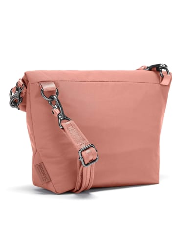 Pacsafe Citysafe CX - Umhängetasche 28 cm (econyl black) in rose