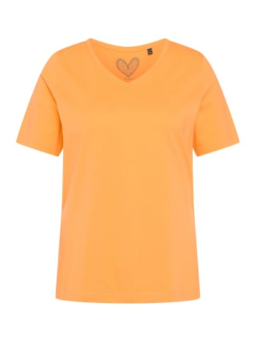 Ulla Popken Shirt in cantaloupe orange