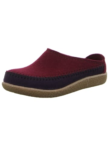 HAFLINGER Hausschuh in rot