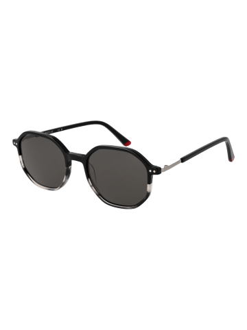Replay Unisex Sonnenbrille Panto Schwarz