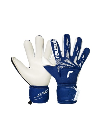 Reusch Torwarthandschuhe Attrakt Freegel Gold X Finger Support Junior in 4414 premium blue/white