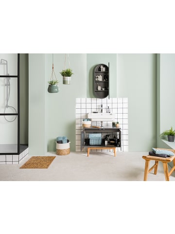 home24 Spiegelschrank LINDHOLM oval in Grau