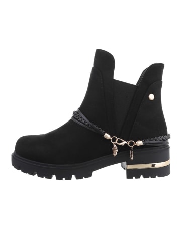 Ital-Design Stiefelette in Schwarz