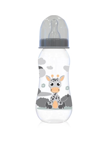 BABY CARE Babyflasche 250 ml Tiere in grau