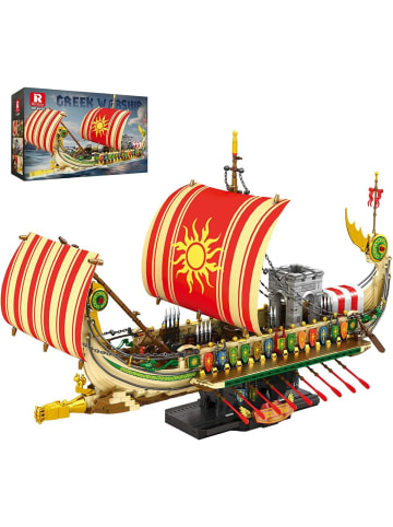 Reobrix 66102 Antikes Kriegsschiff Klemmbausteine 80 cm 2982 Teile