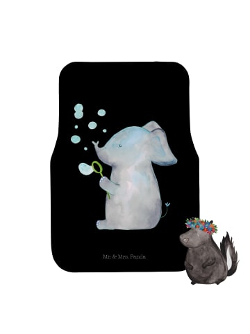Mr. & Mrs. Panda Automatte Elefant Seifenblasen ohne Spruch in Schwarz