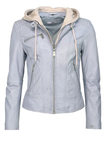 Maze Lederjacke Mico in baby blue