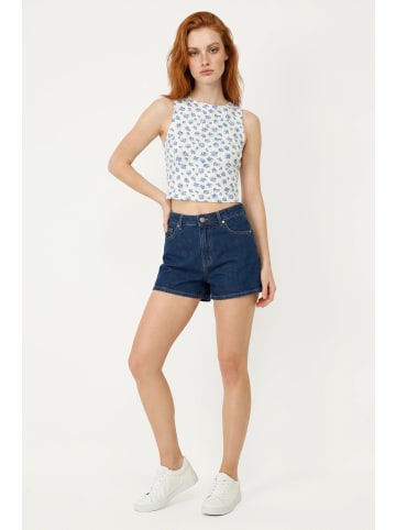 Alexa Dash Blouse in Babyblau